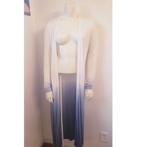 WHBM LONG CARDIGAN/DUSTER